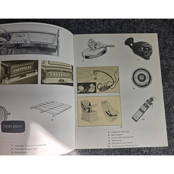 Vtg 1970 Chevy Camper Carnival Accessories Guide Brochure RV Retro Catalog - Picture 4 of 5